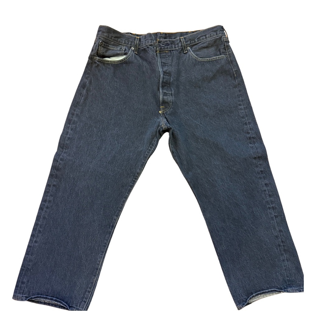 Levi’s 501 Men’s Jeans Size 40x30 Button Fly 100% Cotton Classic Fit - Picture 2 of 4
